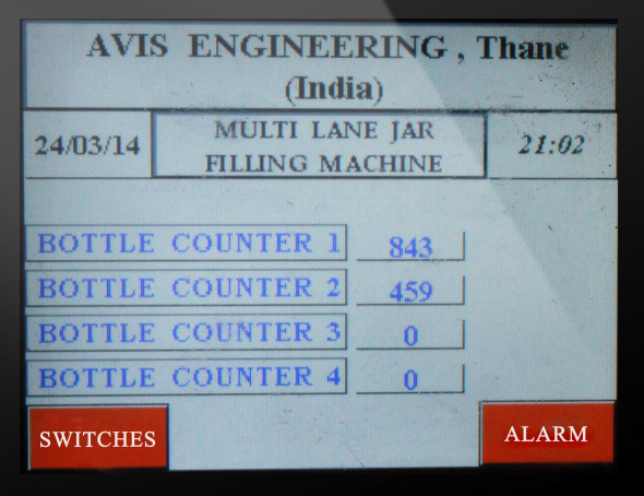 filling machine for jars